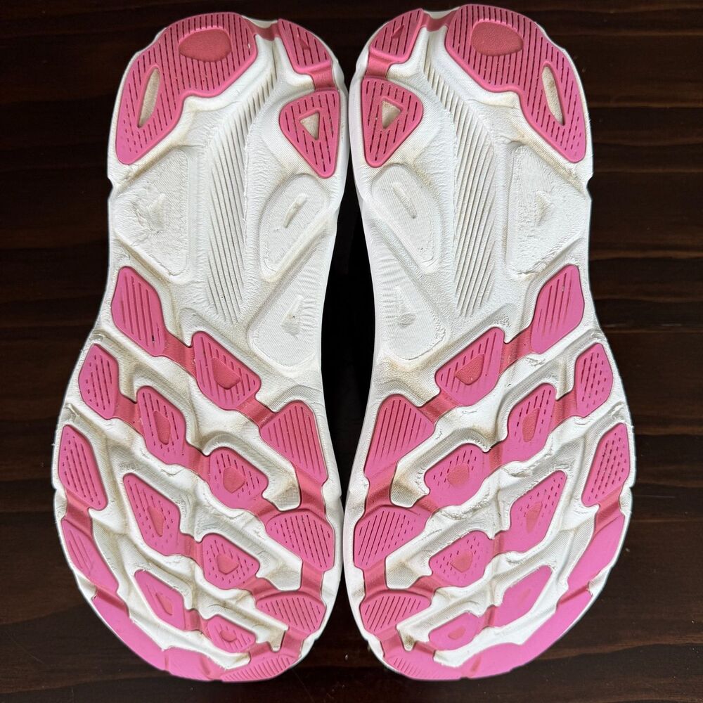 Hoka One One Clifton 9 Men's 11.5D Running Black Rainbow Sneakers 1127895 BAAB - Picture 7 of 12